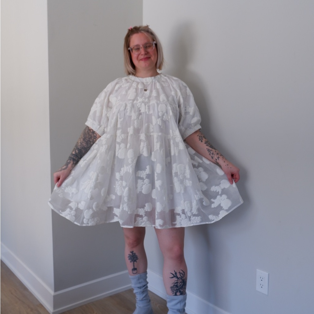 Sister Jane White Floral Mini Dress - Picture 4 of 11
